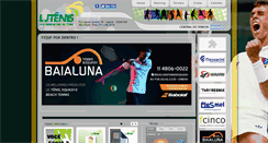 Desktop Screenshot of ljtenis.com.br