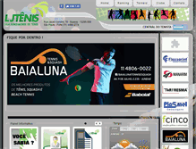 Tablet Screenshot of ljtenis.com.br